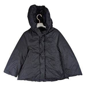 Uniqlo x JIL SANDER +J Hybrid Down Navy Blue Hooded Jacket Women’s Size XS USED